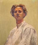 Self-portrait in oils, 1933. Hangs at the Guernsey Museum & Art Gallery