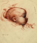 Sebastian as baby.