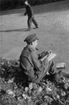 Sketching, Germany June 1945