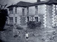 Le Chalet, 1946shortly after the Peake family moved in. The previous 'tenant' was the commander of the German occupation force on the island.