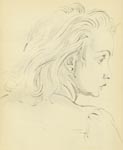 Pencil drawing of Maeve by Mervyn